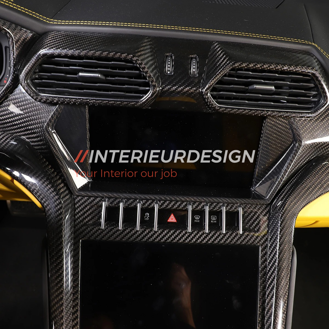 Navigationsabdeckung Armaturenbrett passend für Lamborghini Urus